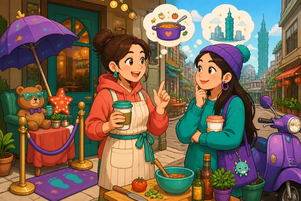 Anna and David chat about cooking skills and whether they can do things by themselves — listening practice for abilities.