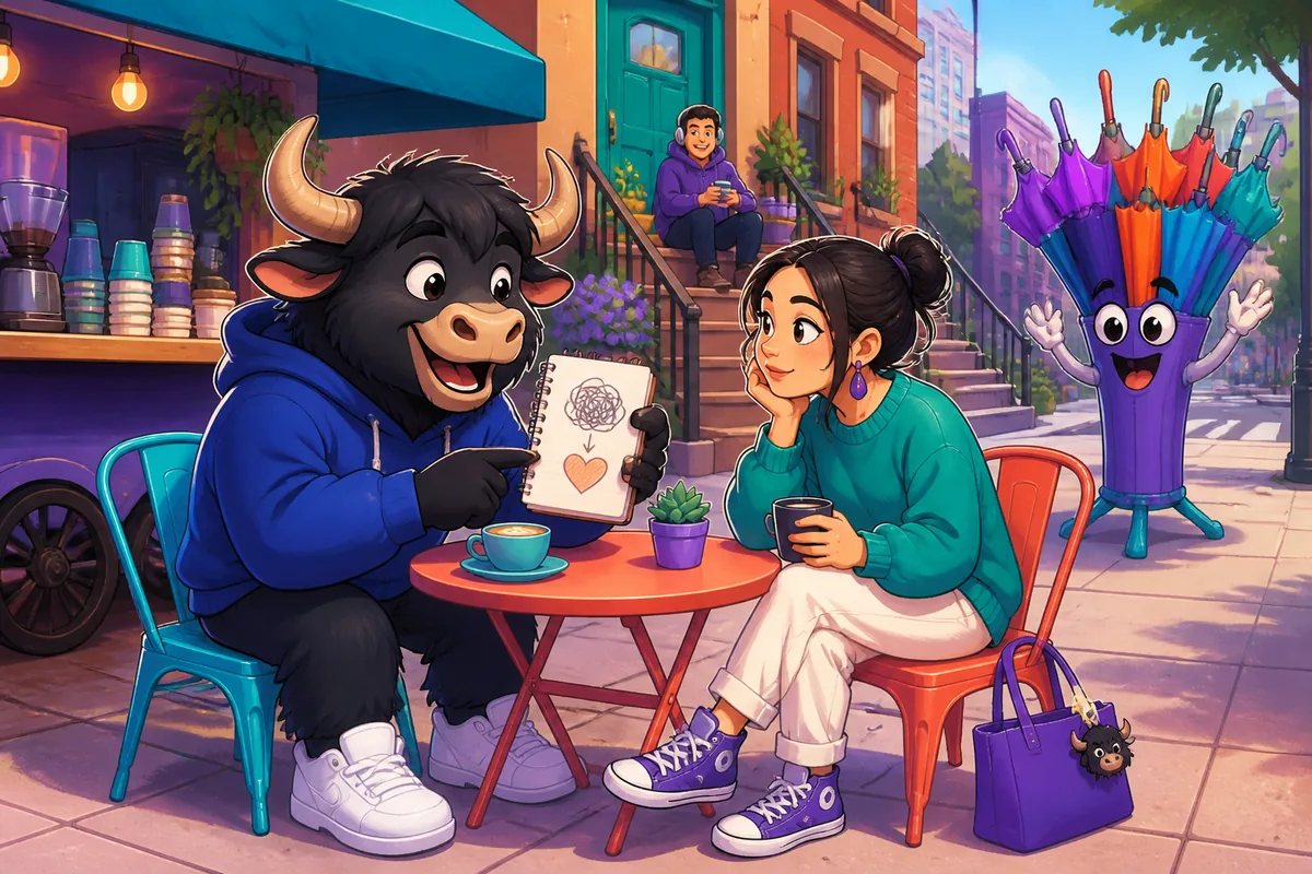 Two friends talking supportively — English learning lesson on empathy phrases.
