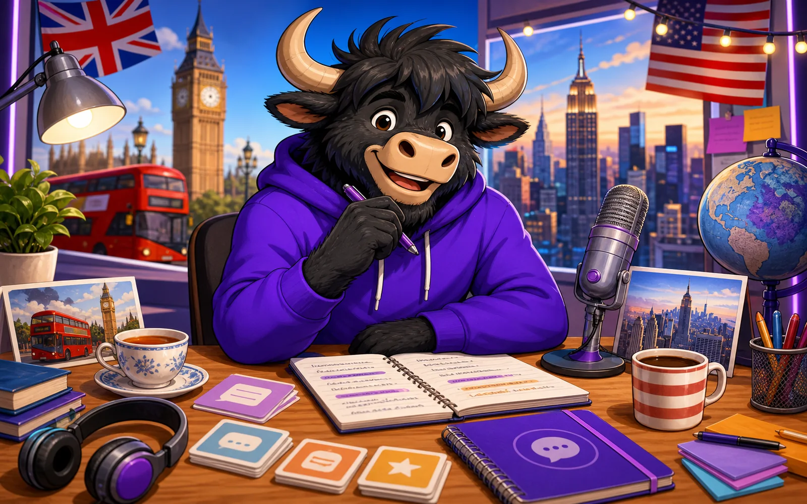 Learn English with free online lessons, audio, speaking practice, and a course overview page.