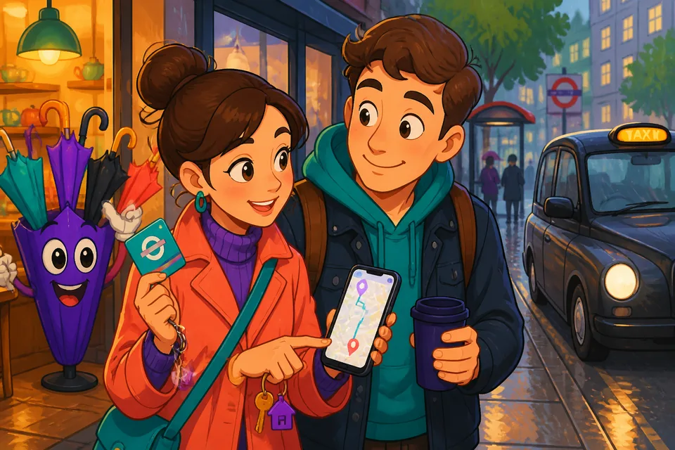 A friendly market scene where a learner asks for small amounts and chooses an item in French.