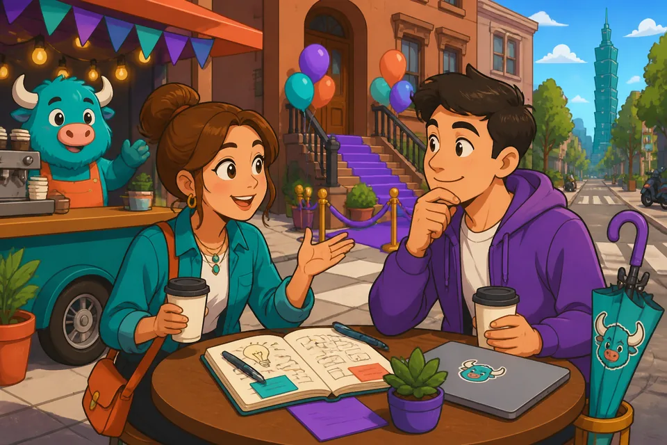 Anna and David talk about a new project, using phrases to agree, disagree and state preferences in French.