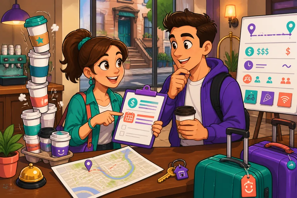 Anna and David use polite disagreement and partial agreement phrases in a short meeting conversation in French.