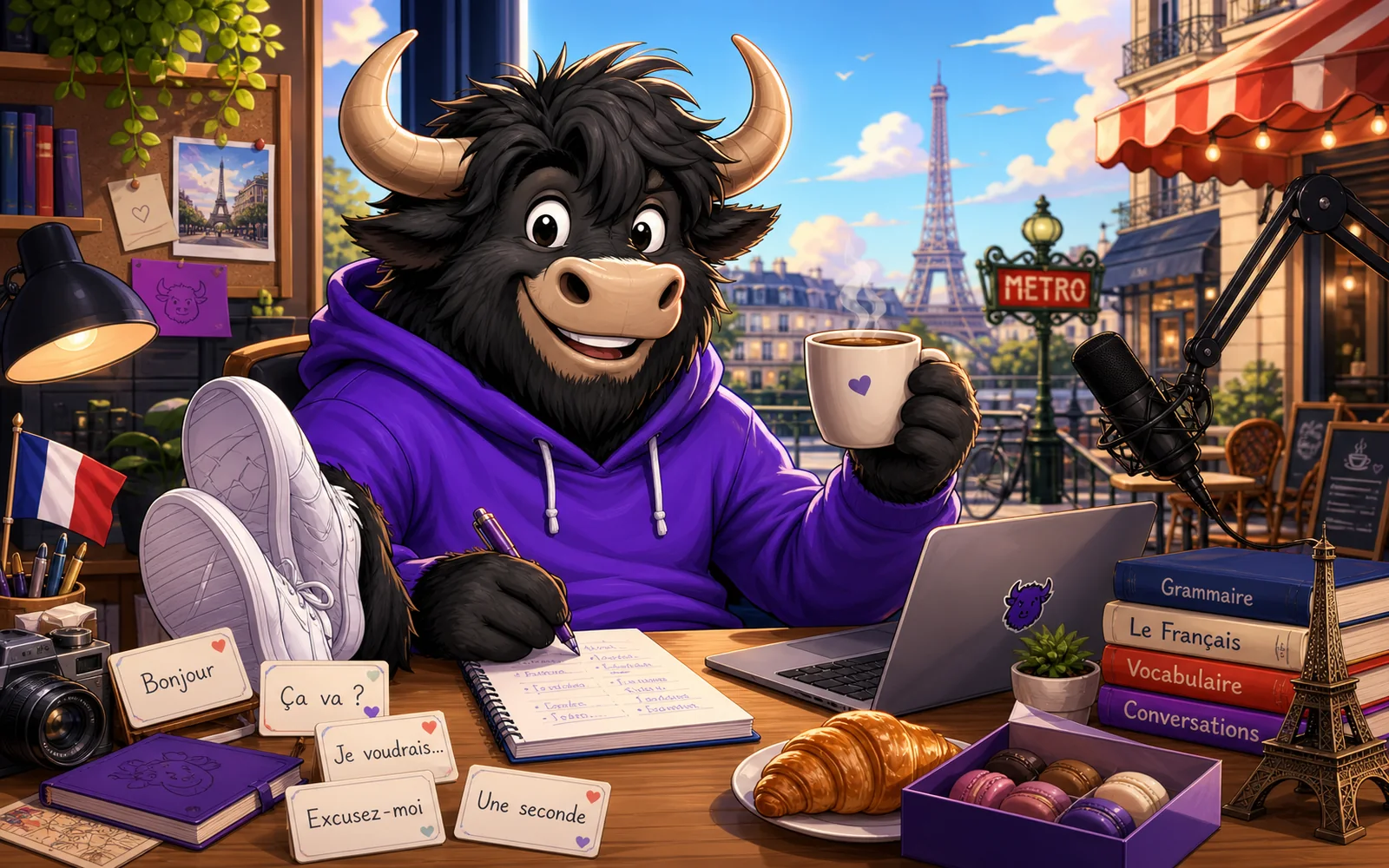 Learn French with free online lessons, audio, speaking practice, and a course overview page.