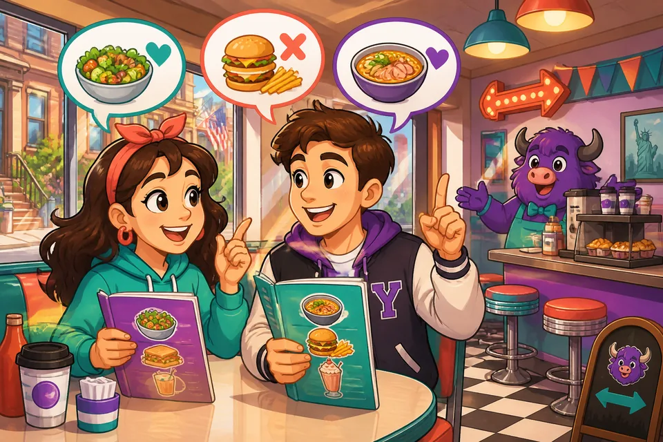 Anna and David discuss favourite foods, diets, and allergies in German.