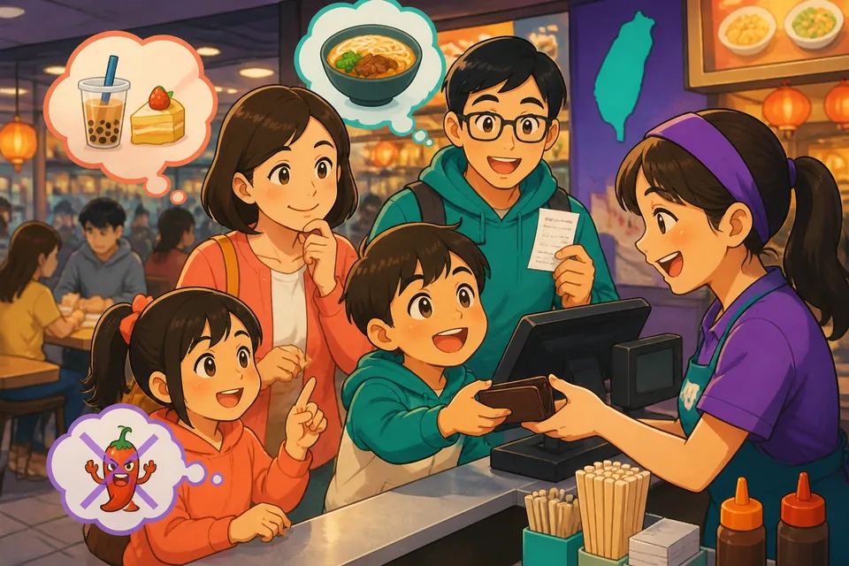 A traveler at a counter asking for a passport and saying what they need in Japanese; the visual shows polite requests and questions.