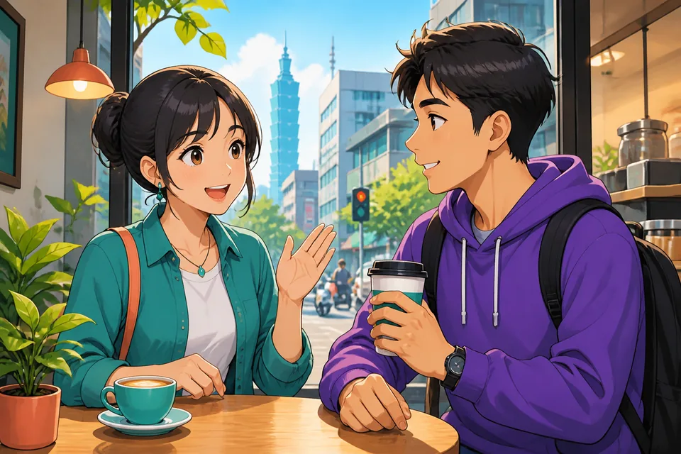 Close-up of a person about to speak and practicing polite openers in Japanese: a real-world moment for conversation management.