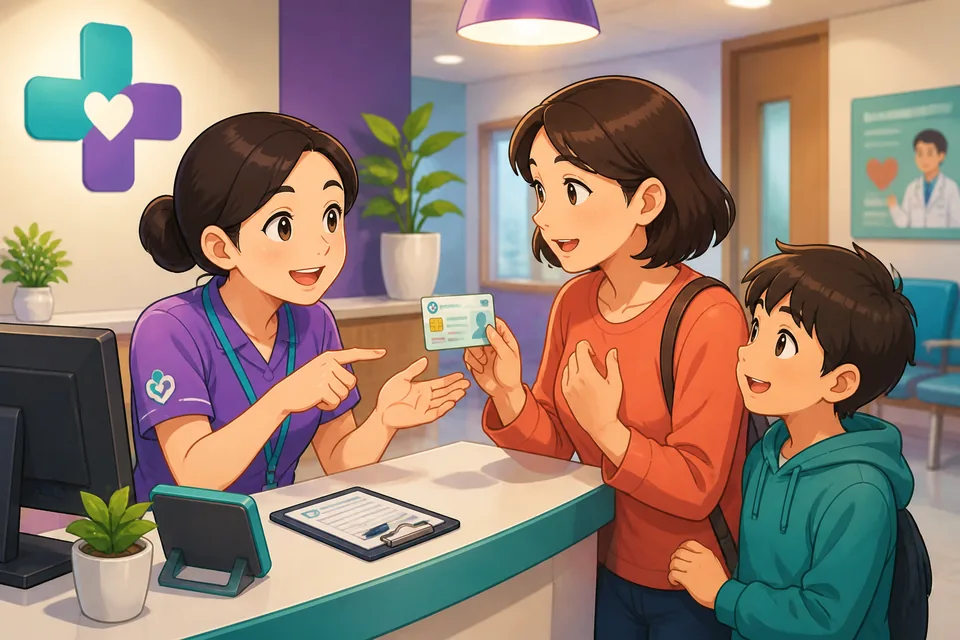 Two friends in a café, one saying they need more practice in Japanese pronunciation; cozy, everyday personal-life scene.