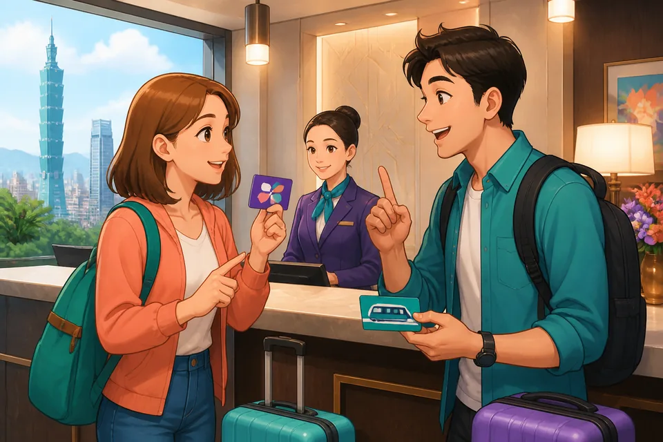 Anna and David at a table: Anna mentions an unexpected fact (実は), then changes the subject (話は変わりますが).