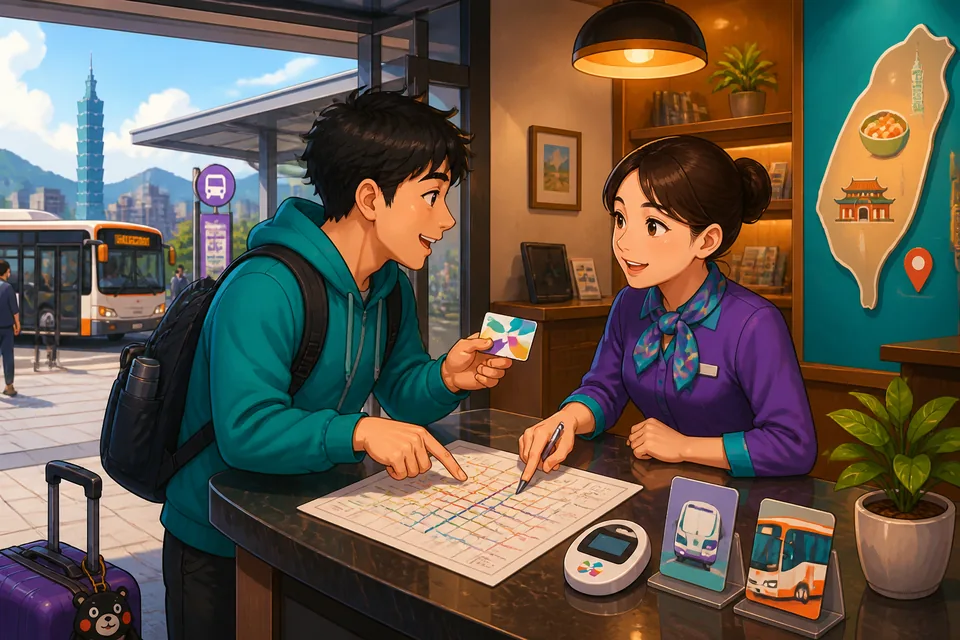 Two people at a subway platform asking about the next stop and whether the train goes to their destination in Simplified Chinese.