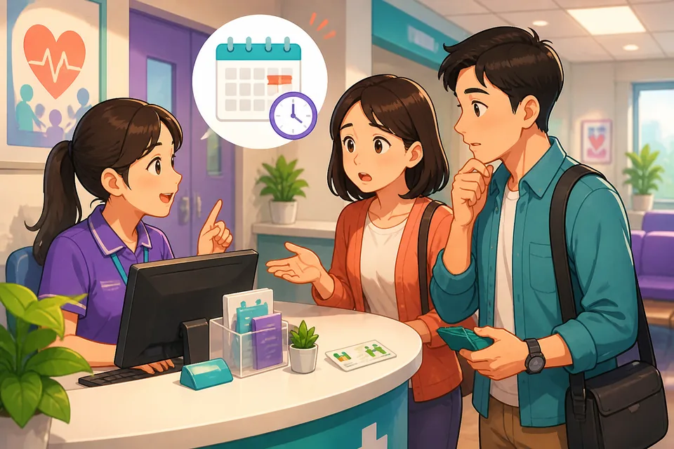 Close-up of a smartphone chat in Simplified Chinese about changing a meeting day; warm café background.