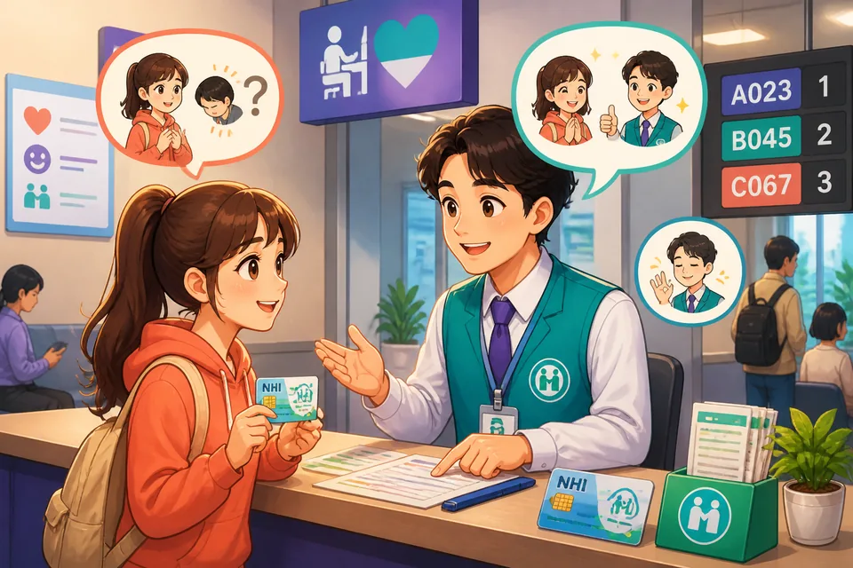 Two coworkers carrying boxes together and using Simplified Chinese thank-you and apology phrases such as 辛苦了 and 没事儿.