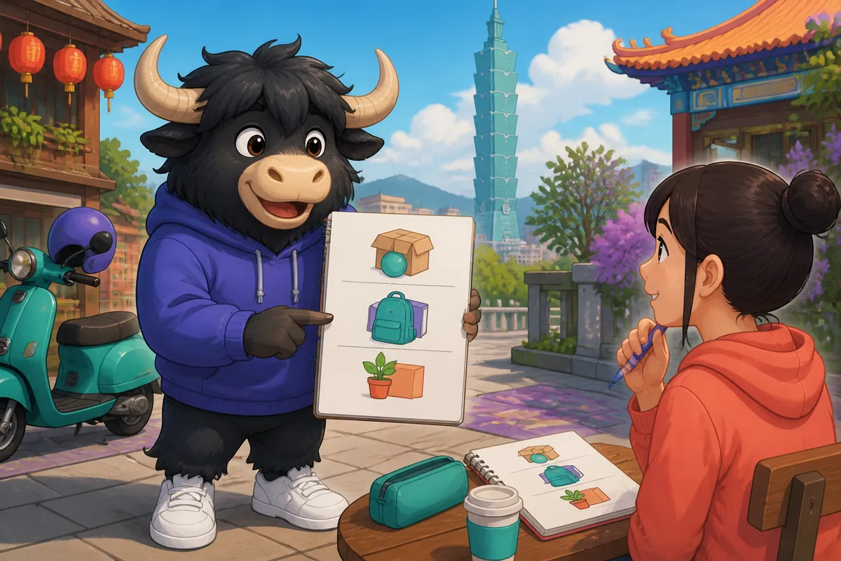 A bright scene showing a cat under a table in a living room — Simplified Chinese lesson on basic location phrases.