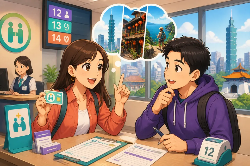 Anna and David talking in Simplified Chinese about last year's trip, showing expressions of surprise, problems, and recommendations.