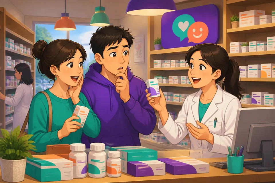 A warm café conversation in Simplified Chinese about someone’s good and bad news; close-up on expressions and short reaction phrases.