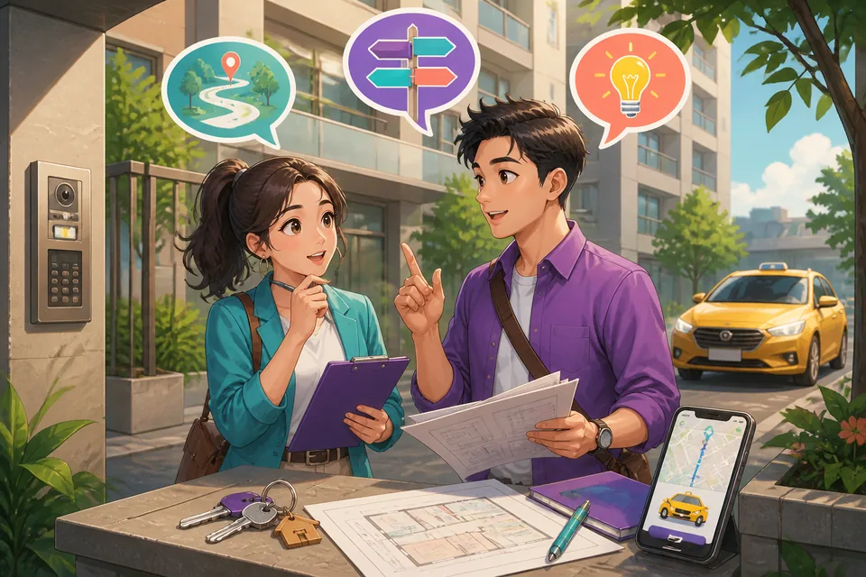 Anna and David in a friendly office chat in Simplified Chinese, using softer disagreement phrases to keep the talk constructive.