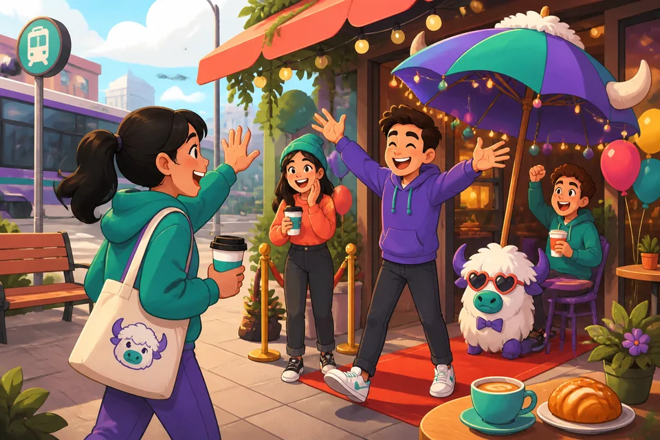 Two friends organizing a meeting with short messages: Ya voy, Voy en camino, Estoy llegando, Estoy por llegar.