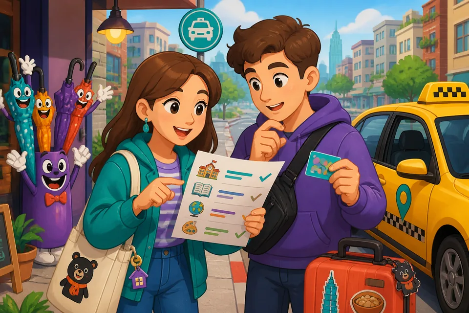 Anna and David ask and answer questions about homework, exams, and which page they're on.