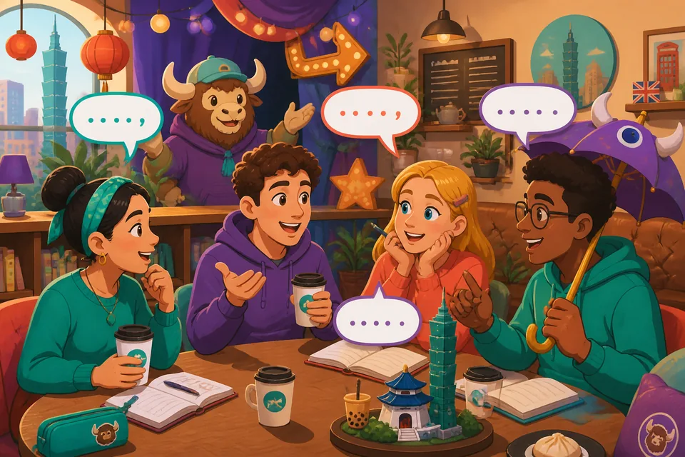 Two friends planning a weekend while using Spanish filler phrases to sound natural.