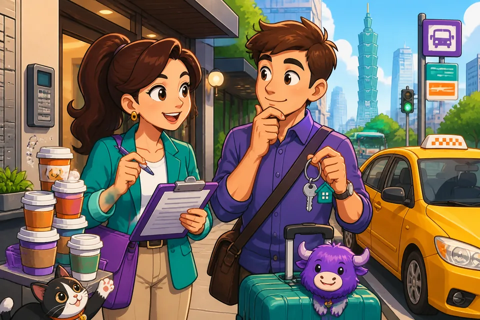 Anna and David use transition phrases in a friendly Spanish mini-conversation about meetings and events.