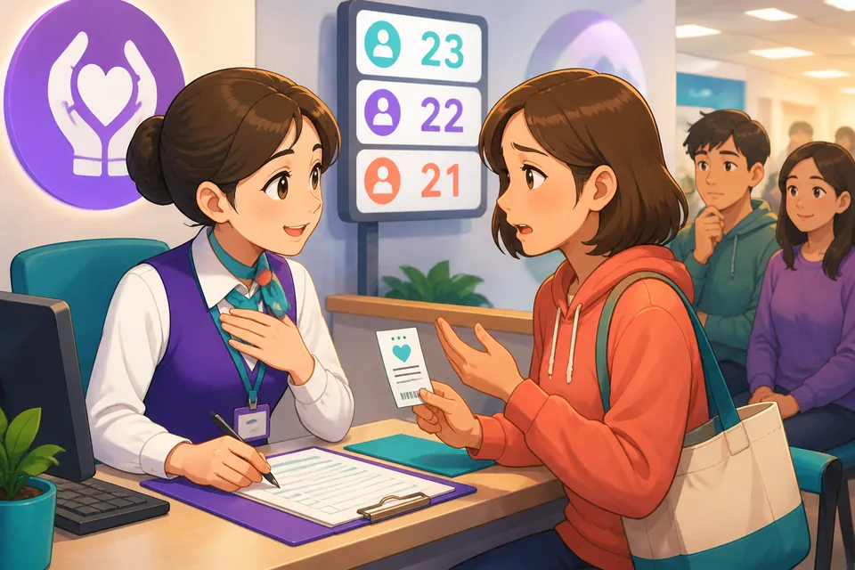 A learner looking at a phone lesson with Traditional Chinese phrases about empathy and listening. The Taiwan Mandarin lesson topic is emotional support in everyday conversation.
