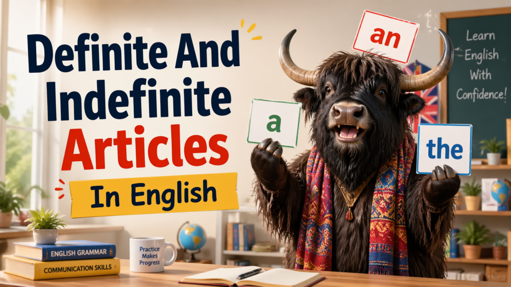 Definite And Indefinite Articles In English