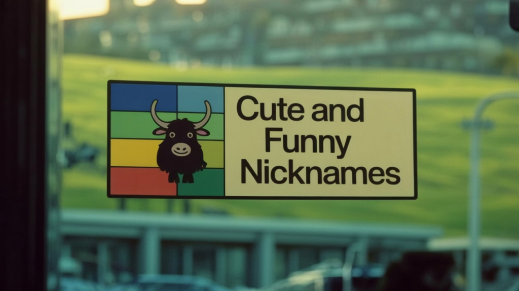 yak illustration with “Nicknames in Chinese 綽號 Chuòhào” and playful icon bubbles.