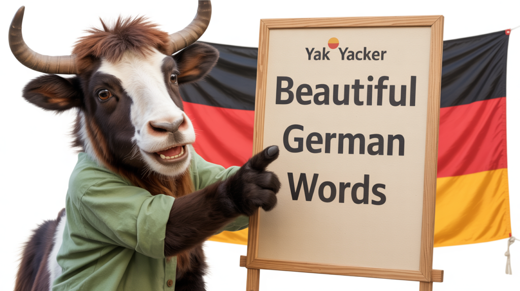yak with “Beautiful German Words” aesthetic icons