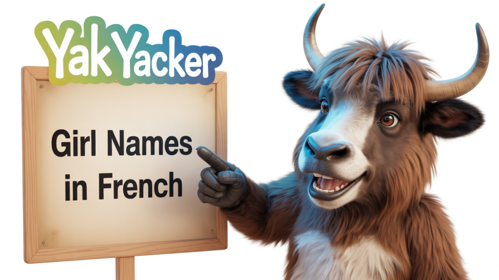 yak showing “French Girl Names” with flower icons.