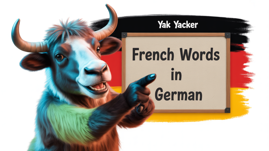 French Words Used In German Loanwords (Französische Lehnwörter Im Deutschen)