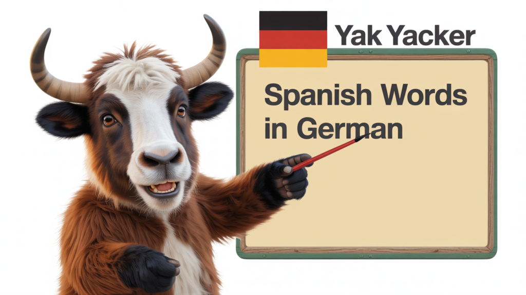 Spanish Words Used In German Loanwords (Spanische Lehnwörter Im Deutschen)