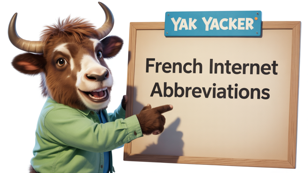 Popular Internet Abbreviations and Meanings (in French)