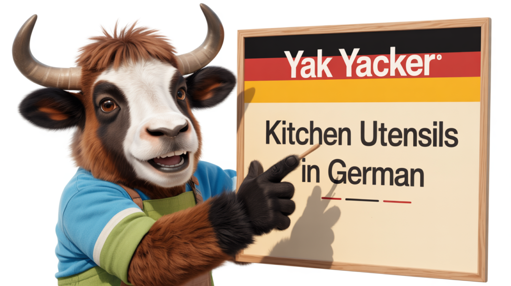 Kitchen Utensil Names (Küchengeräte) In German