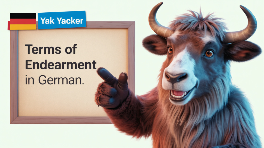 Terms Of Endearment (Kosenamen) In German