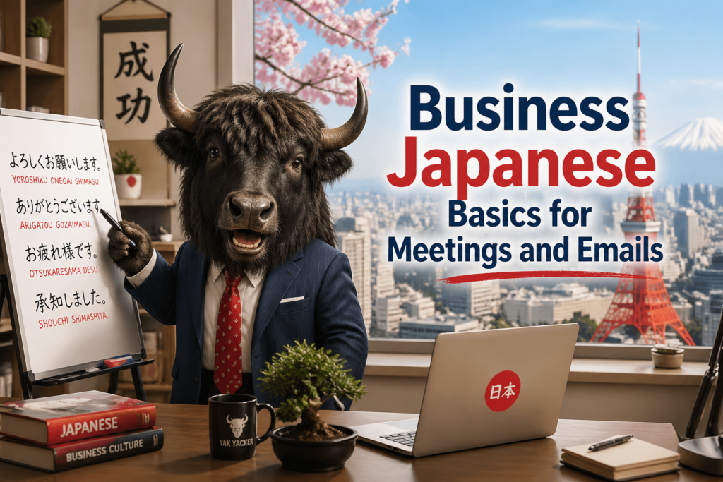 Business Japanese workplace phrases
