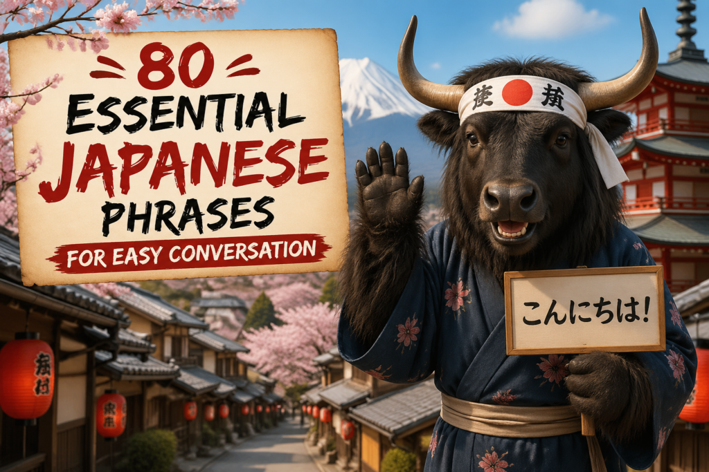 Essential Japanese conversation phrases