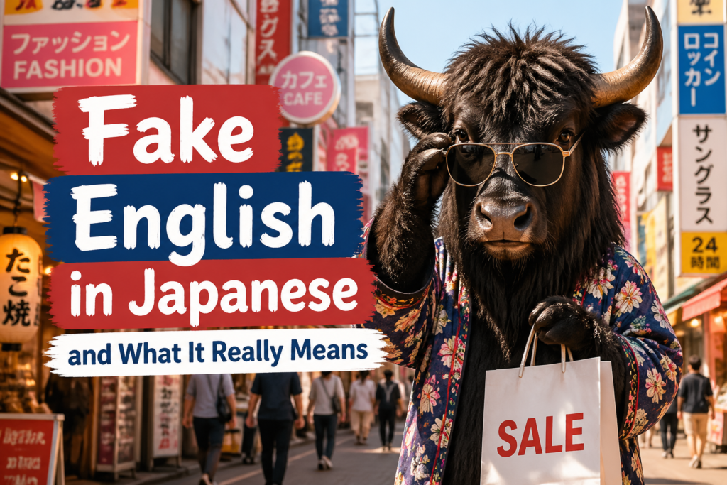 Japanese fake English examples