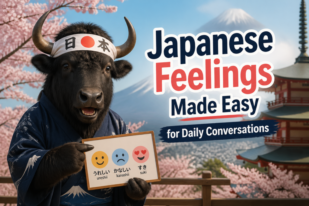 Common feelings and emotions in Japanese