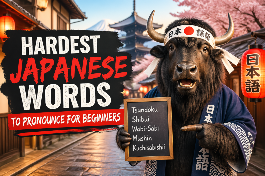 Difficult Japanese pronunciation words