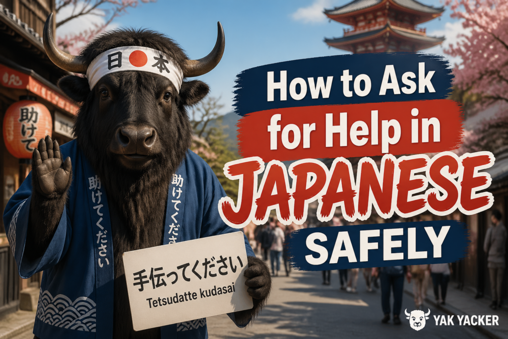 Japanese help phrases
