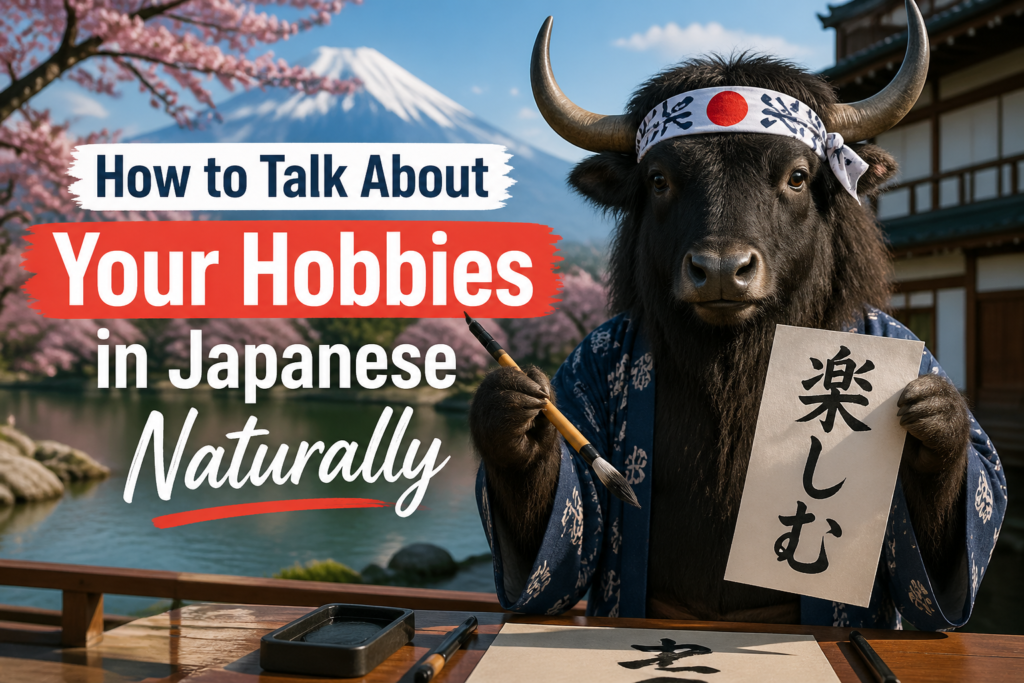 Talking about hobbies in Japanese