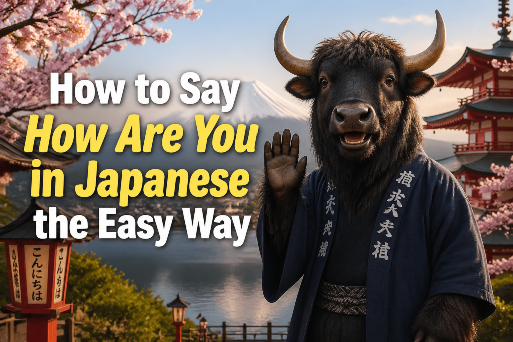 Japanese how are you phrase guide