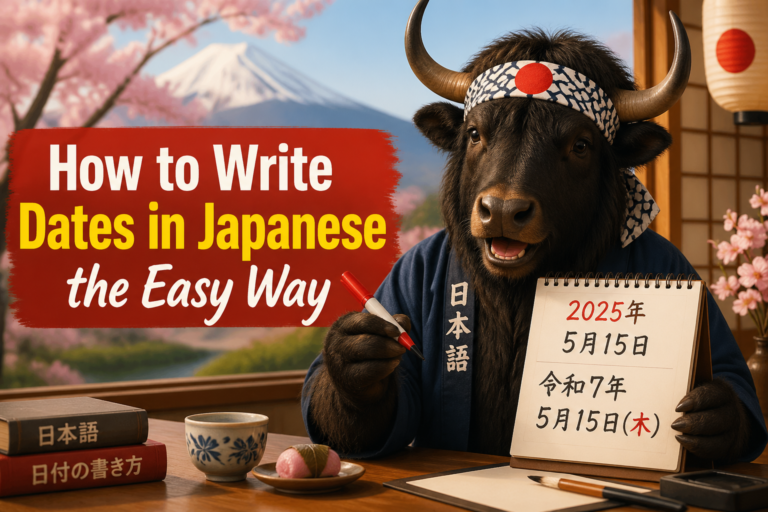 How to Write Dates in Japanese the Easy Way