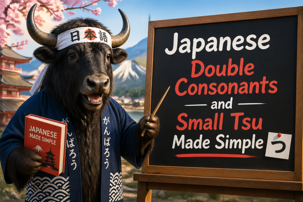 Japanese small tsu and double consonants explained