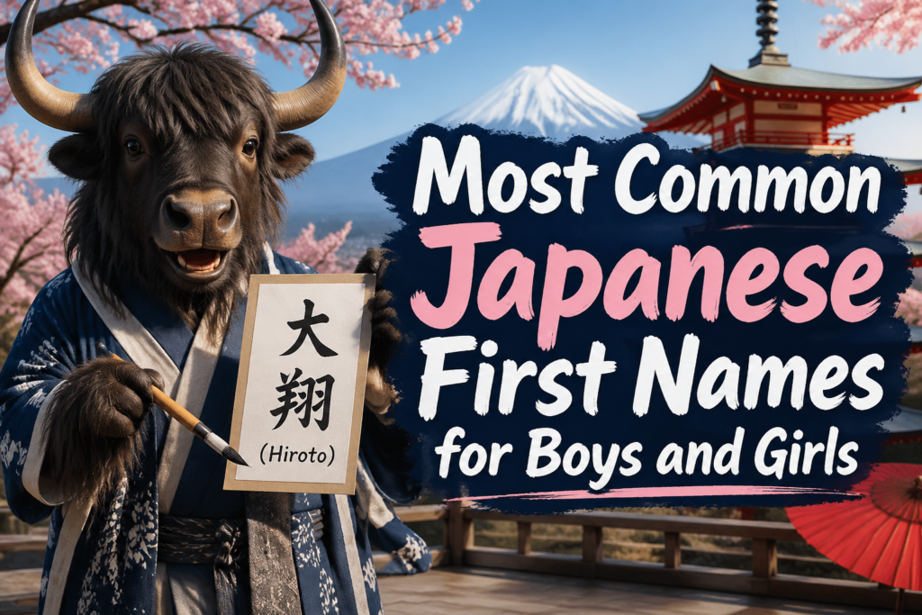 Popular Japanese first names with meanings list