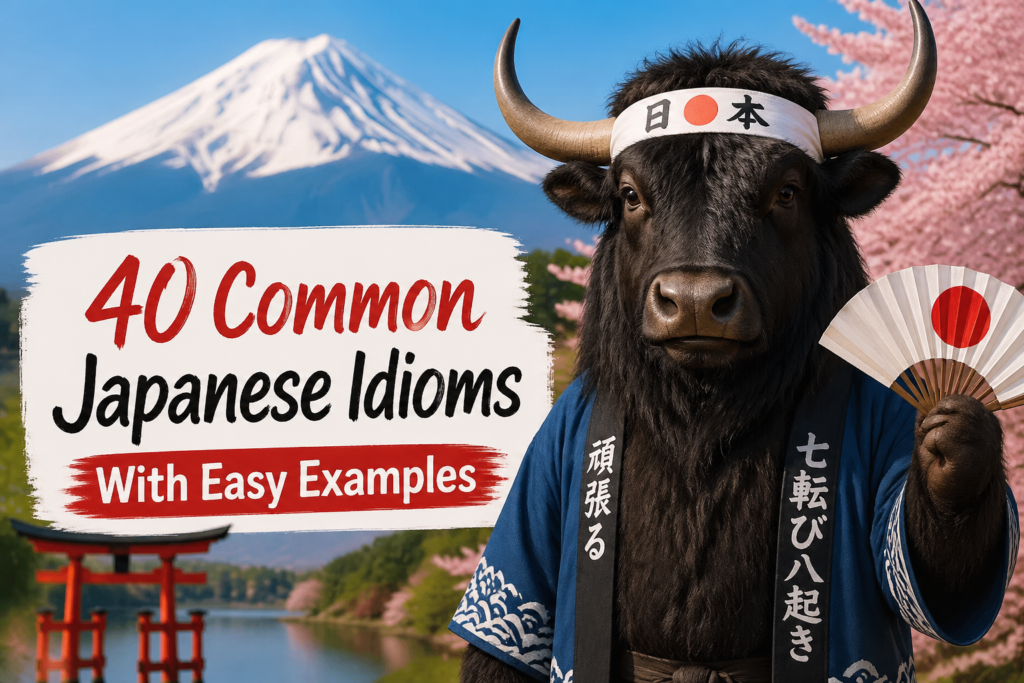 Common Japanese idioms guide