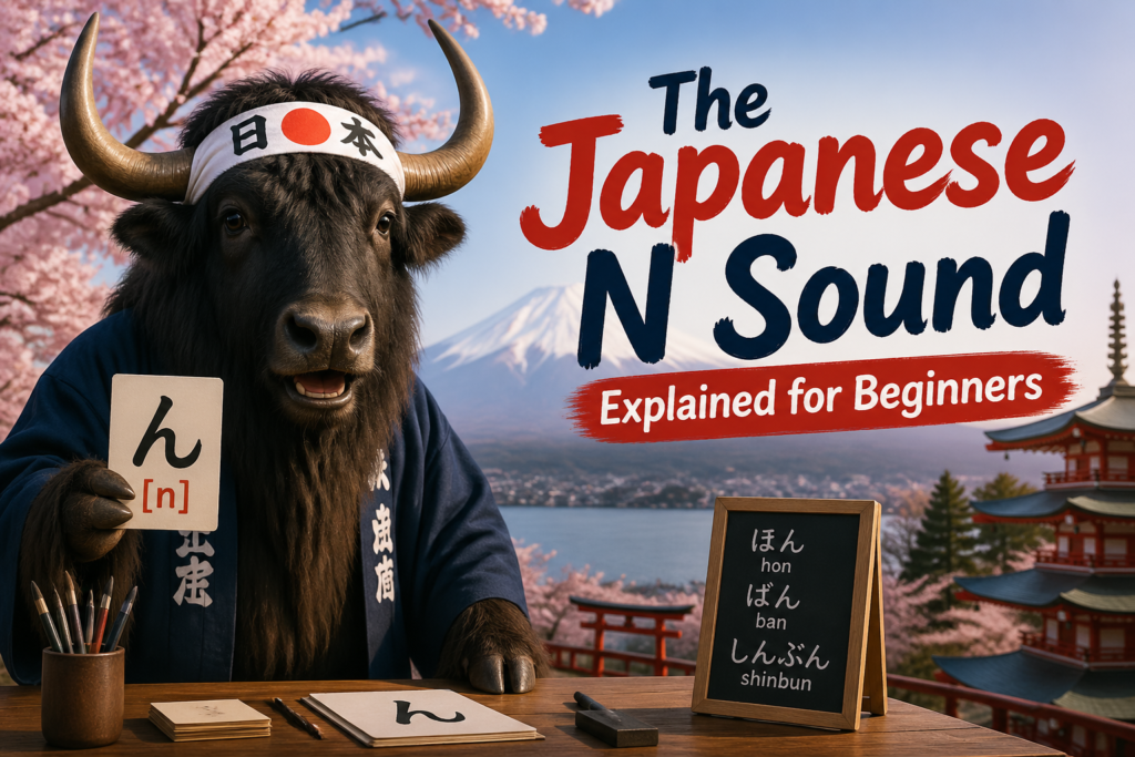 Japanese n sound pronunciation examples