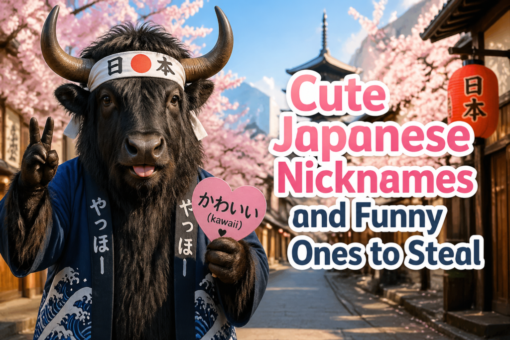 Cute Japanese nickname ideas