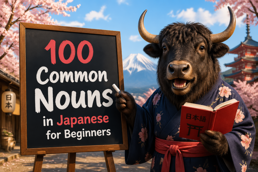 Common Japanese nouns for beginners