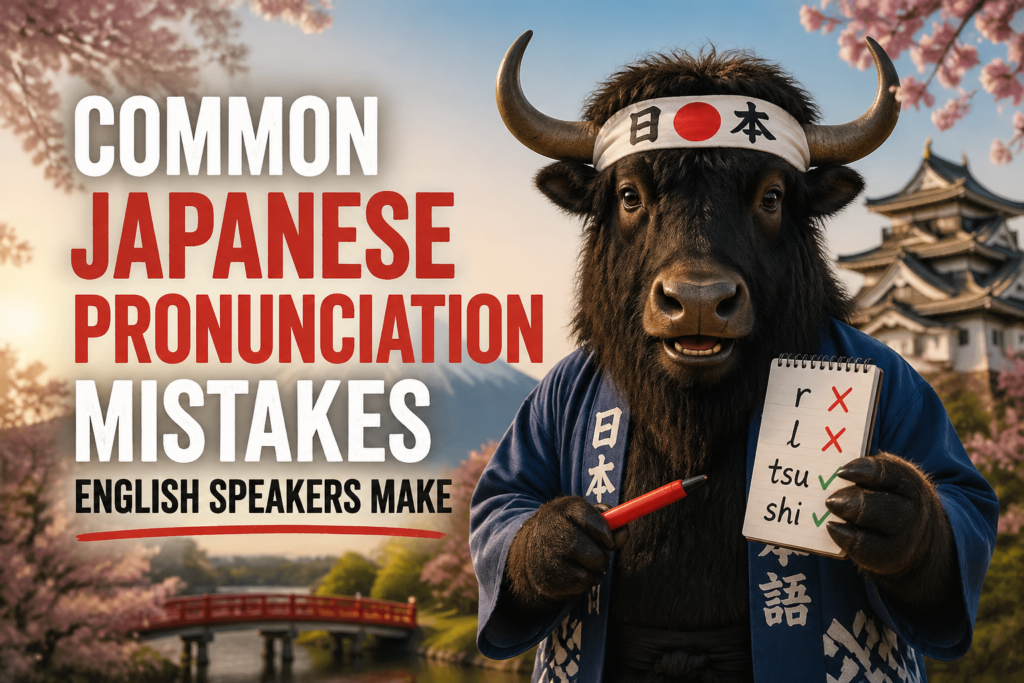 Japanese pronunciation mistakes checklist for learners
