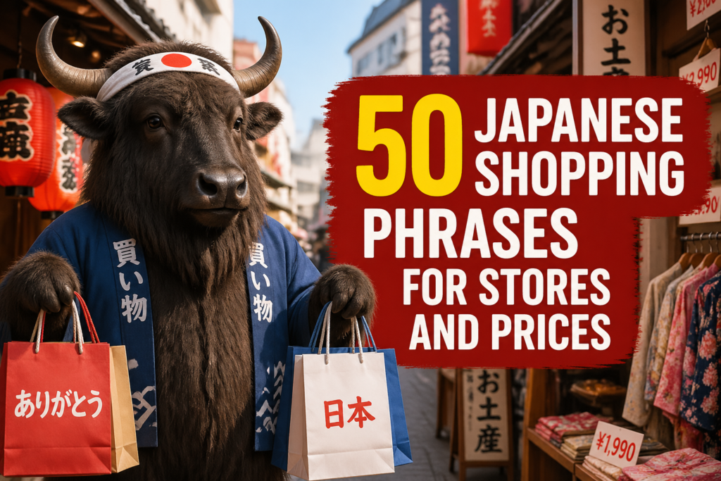 Japanese shopping phrases